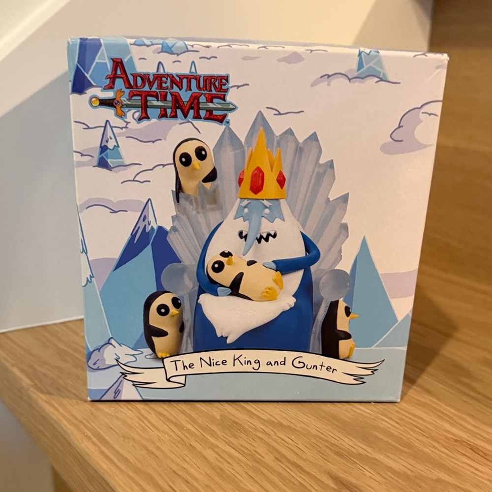 Adventure Time The Nice King and Gunter Figurine